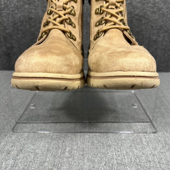 CLIFFS BY WHITE MOUNTAIN Womens Hearty Cushioned Hiker Ankle Boots 9.5 Side Zip - Picture 4 of 11